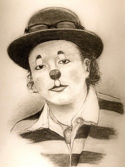 Maderiana dibujo payaso