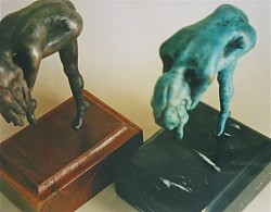Maderiana escultura bronce silfide