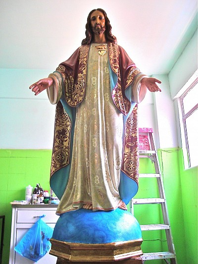 Restauración Sagrado Corazón de Jesús_maderiana