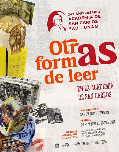 Expo Libros Objeto en la Academia de San Carlos