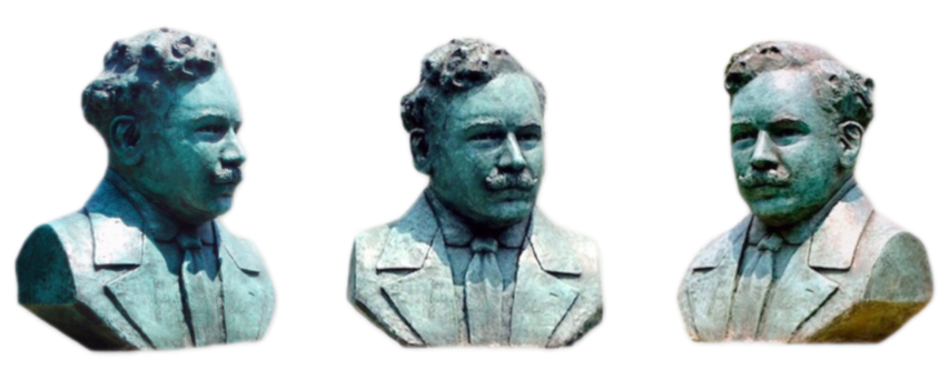 Busto en bronce de el Dr. Darío Fernández Fierro