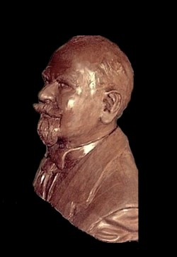 Justo Sierra, modelado para fundición
