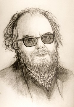 Dibujo homenaje a Arturo Rivera
