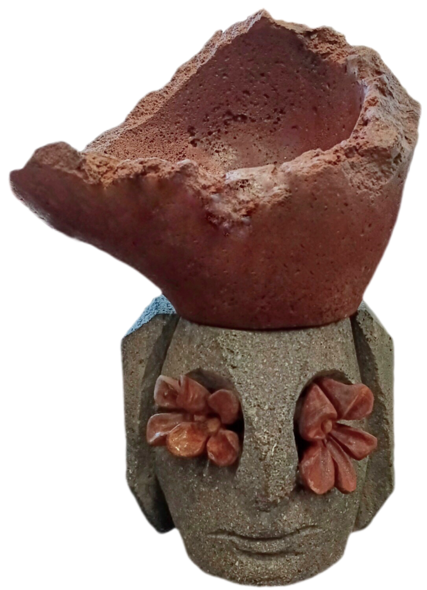 OJOS DE FLOR recinto volcánico, tezontle y cedro