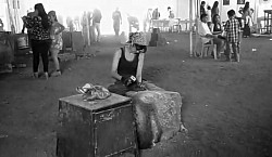 Maderiana en la feria de la piedra